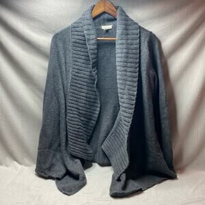 Soft Joie gray knit cardigan size Small